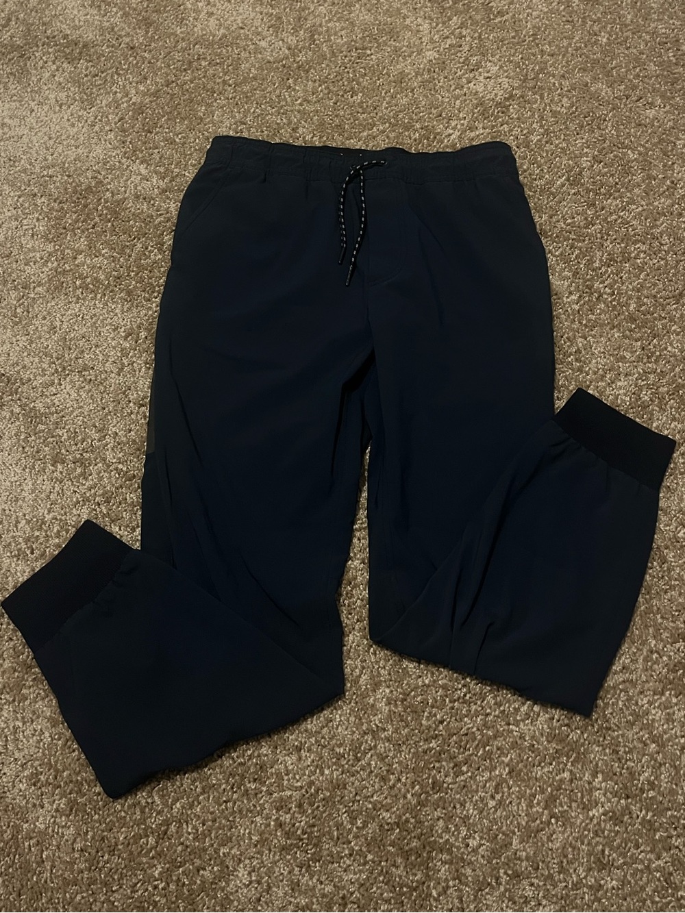 Men's Navy Jogger Pants - Comfortable Everyday Fit